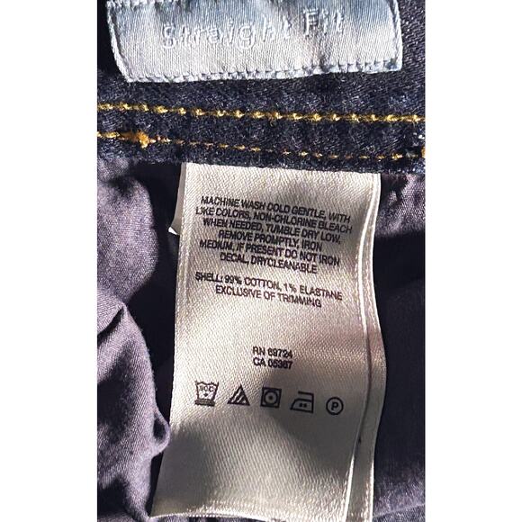 Columbia Straight Fit Dark Wash Jeans 30X34 - Picture 6 of 6